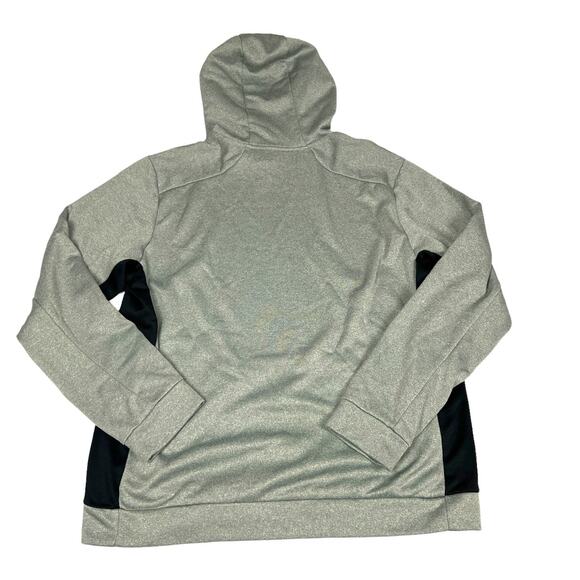 Nike Hoodie Sweatshirt Therma-Fit Light Grey Black Long Sleeve Activewear Large - Picture 2 of 12